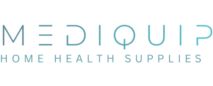 A theme logo of Mediquip